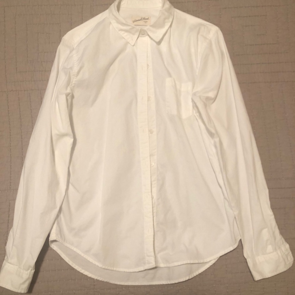White button down